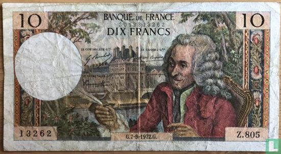 Frankreich 10 Franken - Bild 1