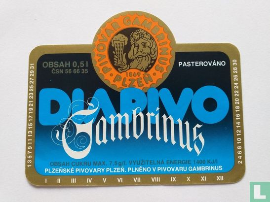 Gambrinus Dia pivo 