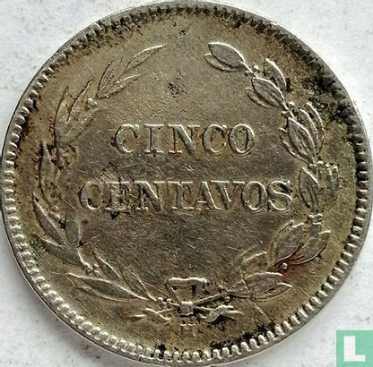 Ecuador 5 centavos 1909 - Image 2