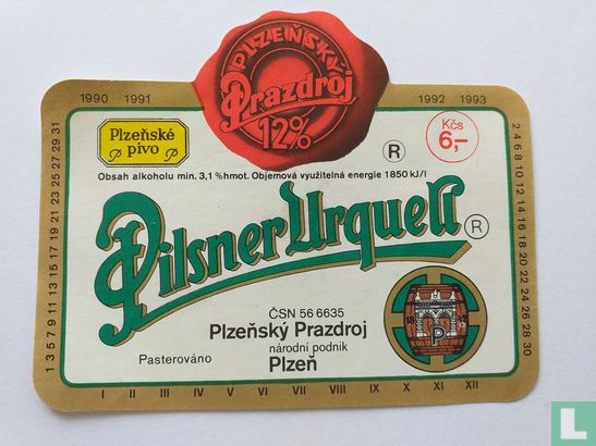 Pilsner Urquell (Plzenske pivo)