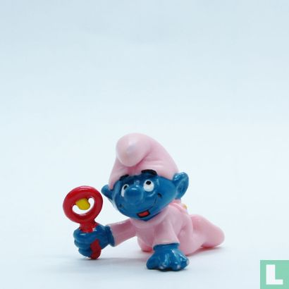 Baby Smurf with rattle  - Image 1