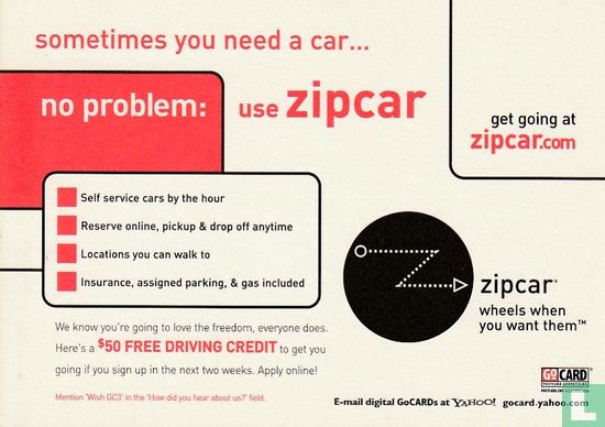 zipcar "sometimes you need a car" - Image 2