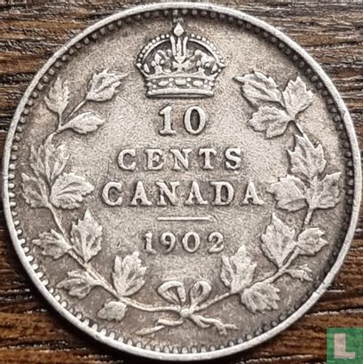 Canada 10 cents 1902 (zonder H) - Afbeelding 1