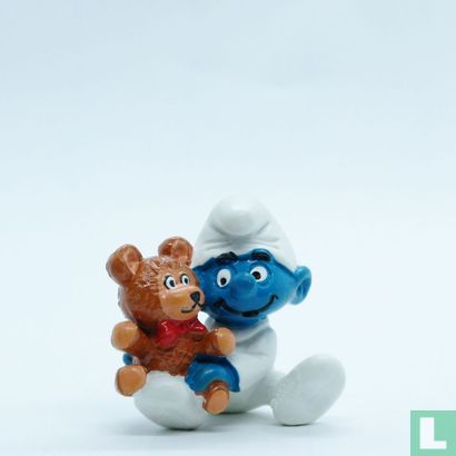 Baby Smurf with teddybear  - Image 1