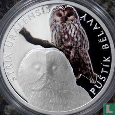 Niue 1 dollar 2017 (PROOF) "Ural owl" - Image 2