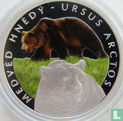 Niue 1 dollar 2016 (PROOF) "Brown bear" - Image 2