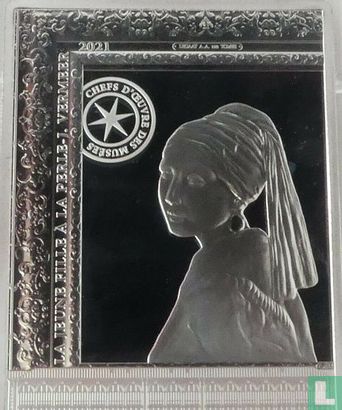 France 50 euro 2021 (PROOF - silver) "Girl with a pearl earring" - Image 1
