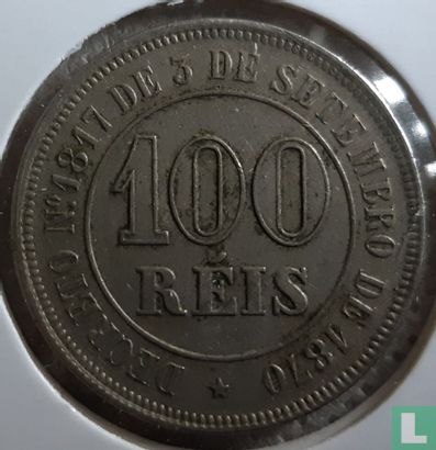 Brazil 100 réis 1885 - Image 2