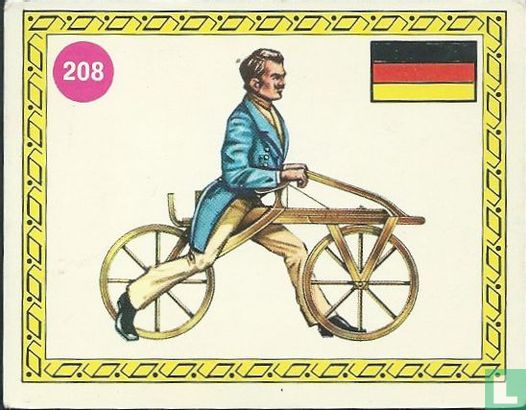 Von Drais: draisine van hout - Duitsland 1816 - Image 1