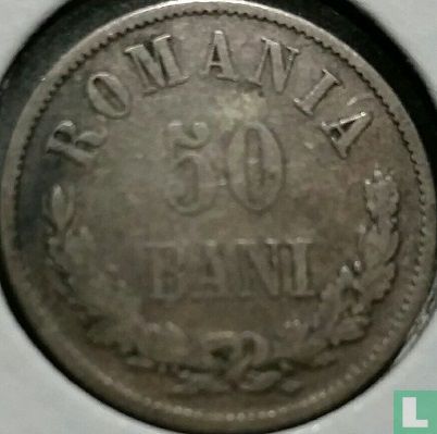 Romania 50 bani 1876 - Image 2
