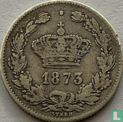 Romania 50 bani 1873 (coin alignment) - Image 1