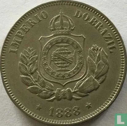 Brazil 50 réis 1888 - Image 1