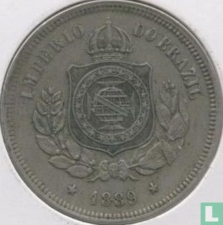 Brésil 100 réis 1889 (type 1) - Image 1