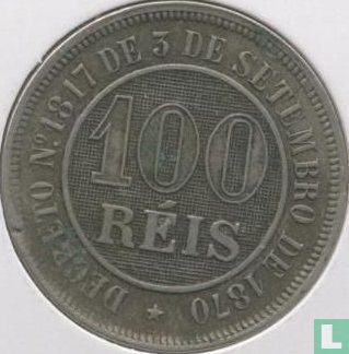 Brésil 100 réis 1889 (type 1) - Image 2