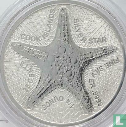 Cook-Inseln 25 Cent 2021 "Silver star" - Bild 2