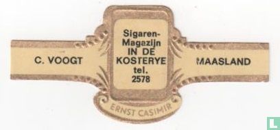 Sigaren-Magazijn In De Kosterye tel. 2578 - C. Voogt - Maasland - Afbeelding 1
