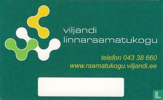 Library card  Viljandi