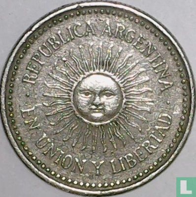 Argentinië 5 centavos 1993 (koper-nikkel - type 1) - Afbeelding 2