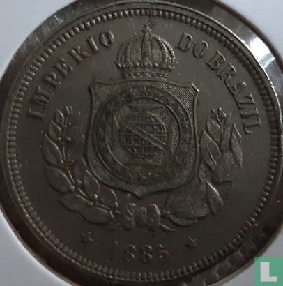 Brazil 100 réis 1885 - Image 1