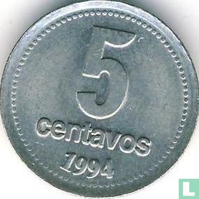 Argentinië 5 centavos 1994 - Afbeelding 1