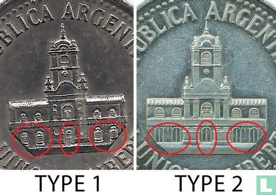 Argentinien 25 Centavo 1993 (Kupfer-Nickel - Typ 2) - Bild 3