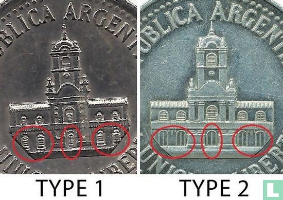 Argentinien 25 Centavo 1993 (Kupfer-Nickel - Typ 1) - Bild 3