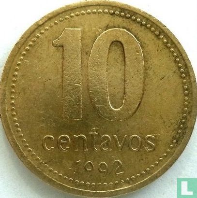 Argentine 10 centavos 1992 (type 2) - Image 1