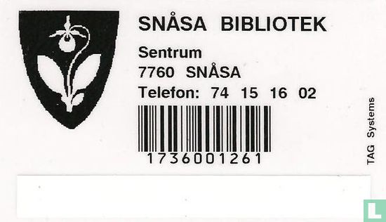 Library card Snåsa
