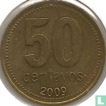 Argentinië 50 centavos 2009 (type 2) - Afbeelding 1