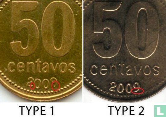 Argentine 50 centavos 2009 (type 1) - Image 3