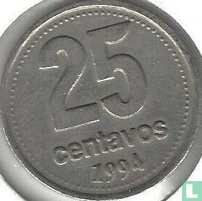 Argentina 25 centavos 1994 (type 2) - Image 1