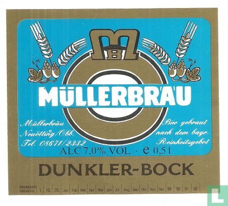 Müllerbräu Dunkler Bock
