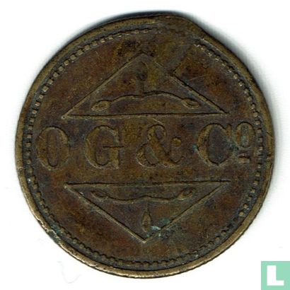 Verenigd Koninkrijk 2 penny - Osborne, Garret & Co O. G. & Co - Afbeelding 2