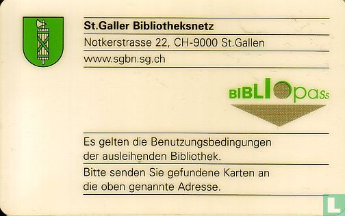 Library card Galler