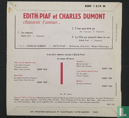 Edith Piaf et Charles Dumont chantent l’amour - Image 2