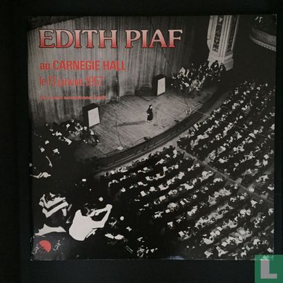 Edith Piaf At Carnegie Hall 13th January 1957 - Image 1