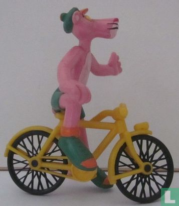 Pink Panther on men's bike - Image 3