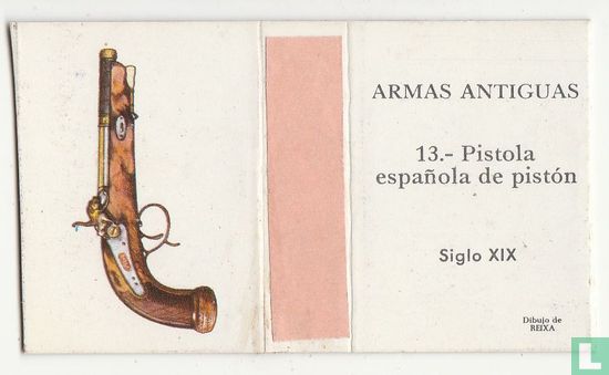 Pistola española de pistón siglo XIX - Afbeelding 2