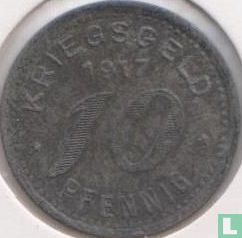 Barmen 10 pfennig 1917 - Afbeelding 1