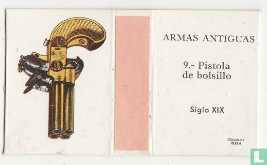 Pistola de bolsillo siglo XIX - Afbeelding 2