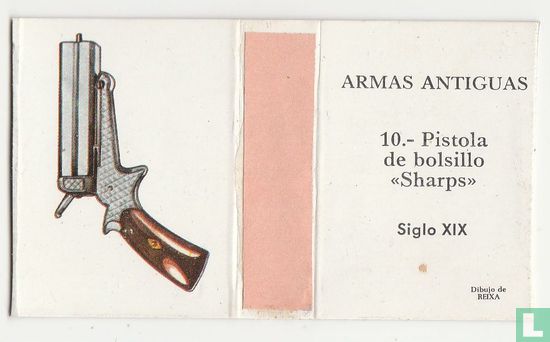 Pistola de bolsillo "Sharps" siglo XIX - Image 2