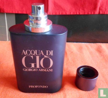 Armani, Coffret Acqua di Gio Profondo + flacon VIDE EMPTY bottle 75ml 2.5fl.oz - Image 3
