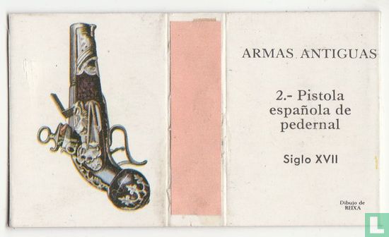 Pistola española de pedernal siglo XVII - Afbeelding 2