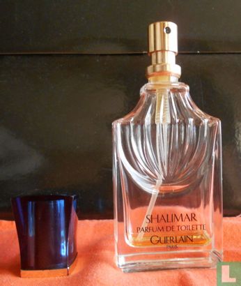 Shalimar - flacon vide empty bottle - parfum de toilette 1986 - vaporisateur spray non rechargeable 75 ml  - Bild 2