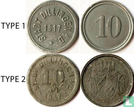 Dillingen 10 pfennig 1917 (type 1) - Afbeelding 3