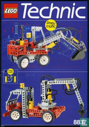 Lego 8837 Pneumatic Excavator (draai-graver)