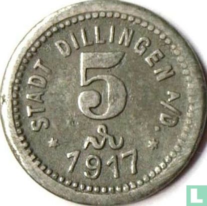 Dillingen 5 pfennig 1917 (type 2) - Image 1