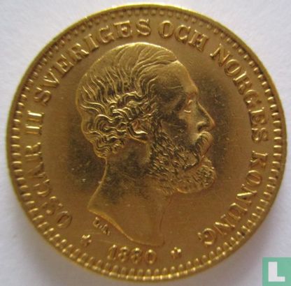 Zweden 10 kronor 1880 (L.A.) - Afbeelding 1