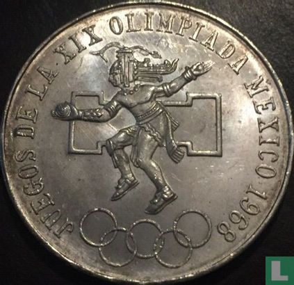 Mexico 25 pesos 1968 (type 2) "Summer Olympics in Mexico City" - Afbeelding 1