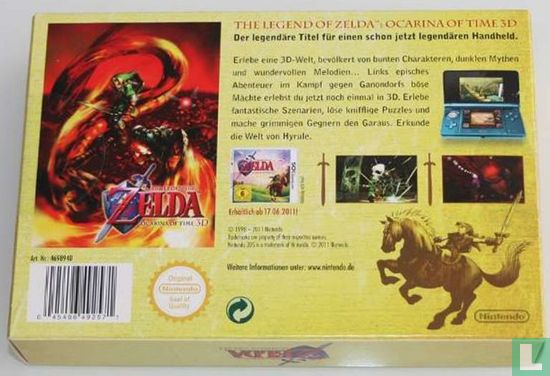 Zelda Ocarina Of Time 3DS Case (Presale Box) - Bild 2